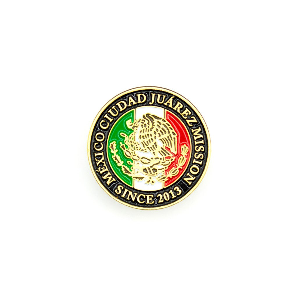 méxico ciudad juárez mission pin