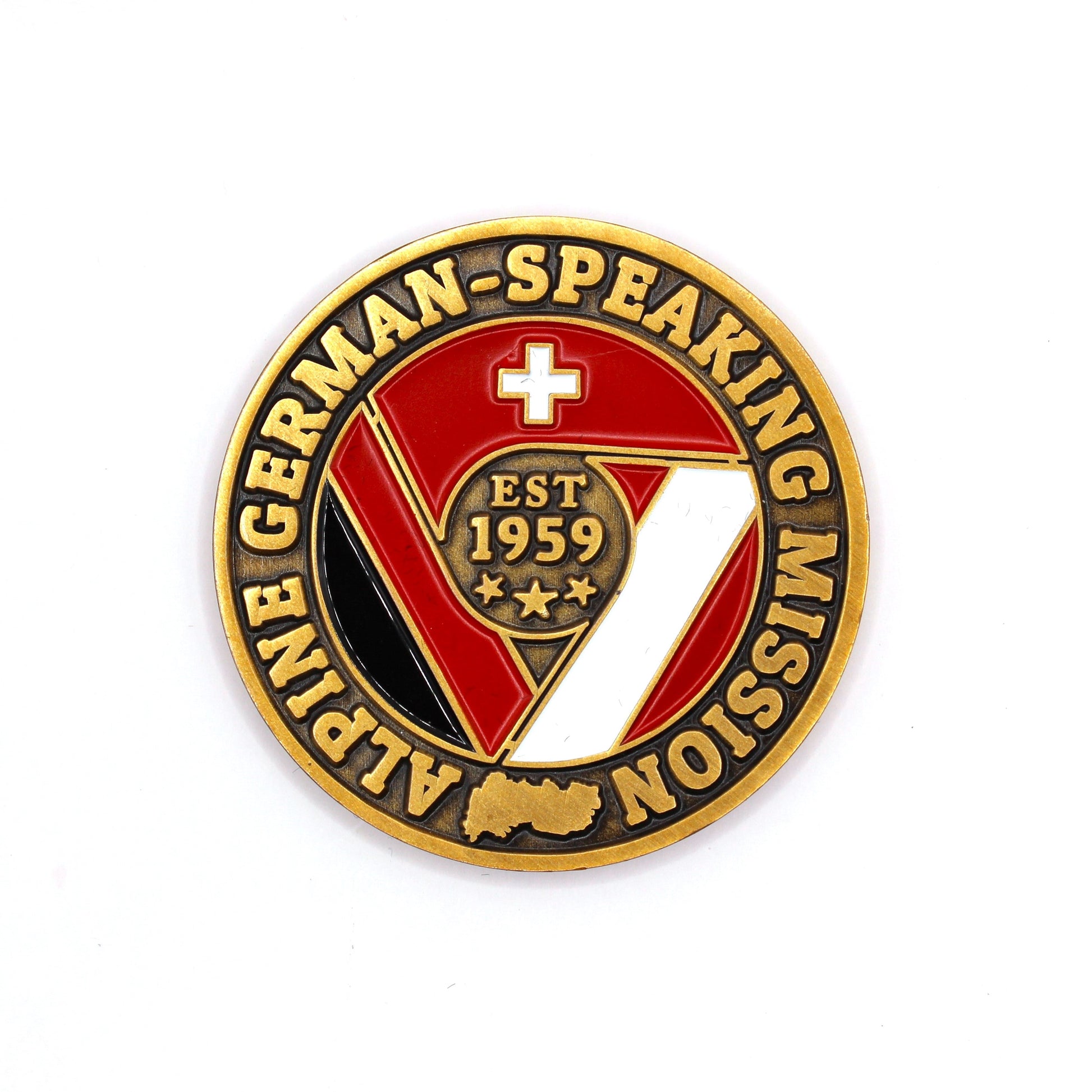 alpine german-speaking mission coin