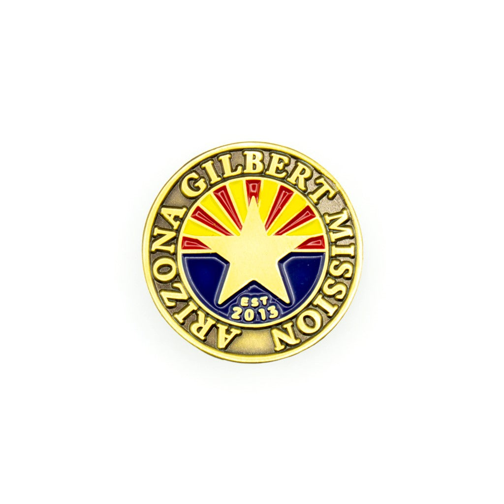 arizona gilbert mission pin