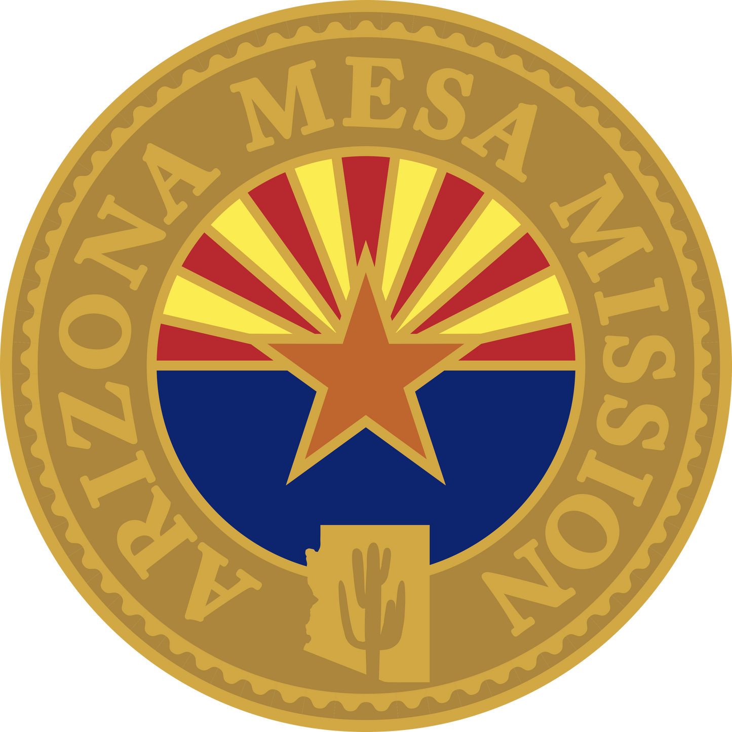 arizona mesa mission decal