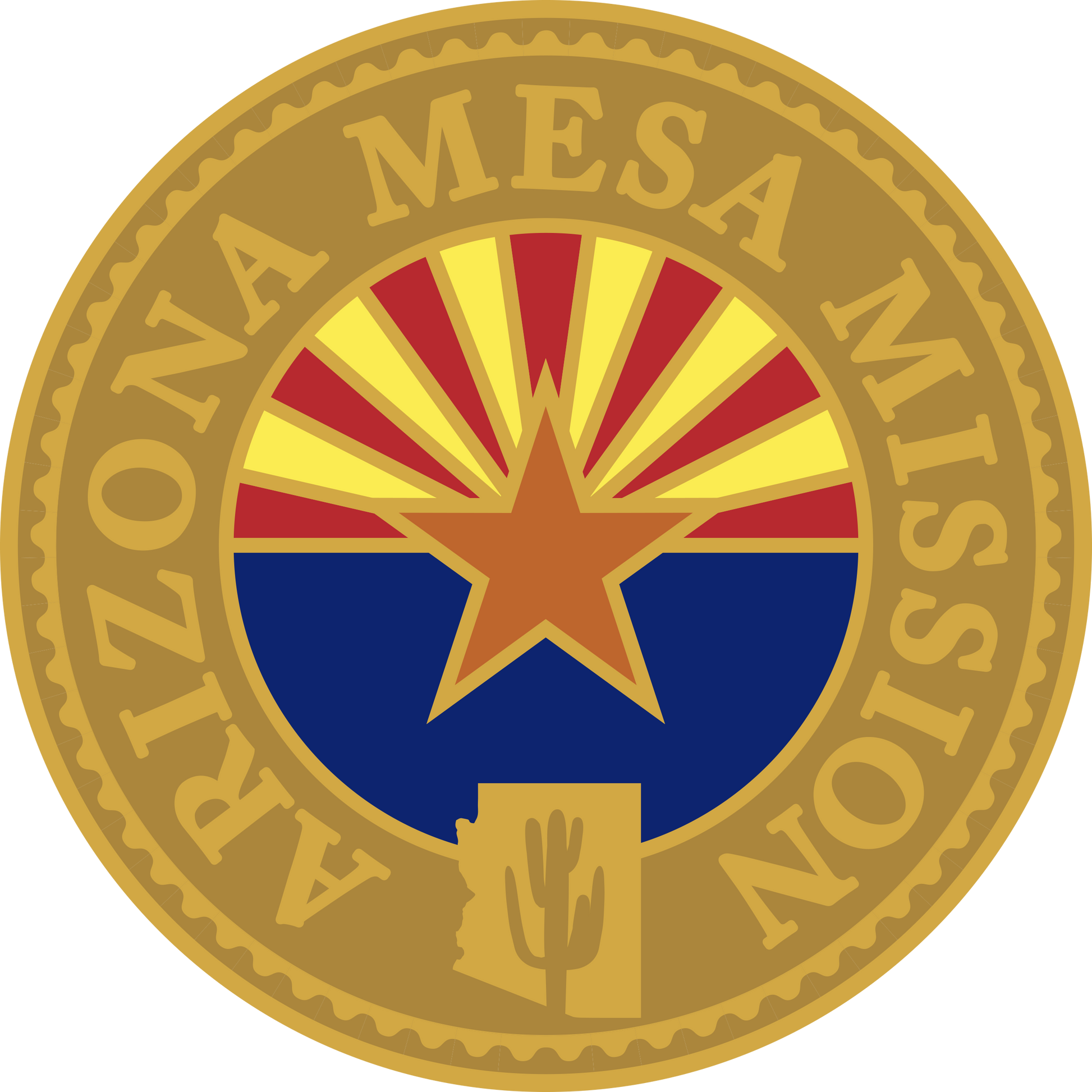 arizona mesa mission decal