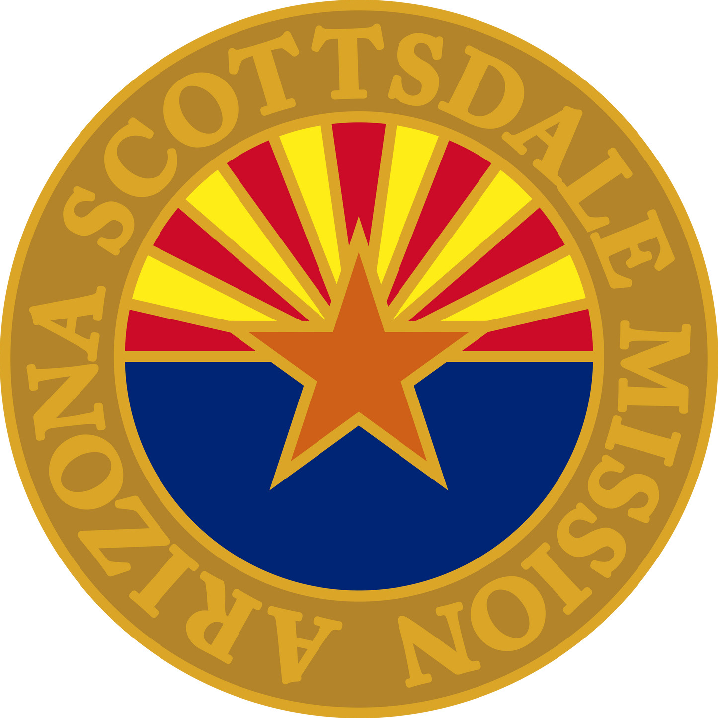 arizona scottsdale mission decal