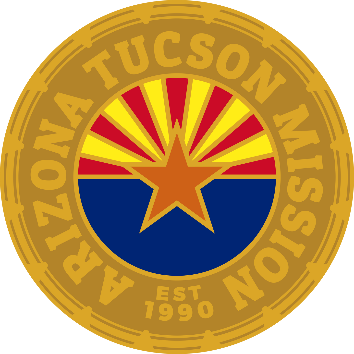 arizona tucson mission decal