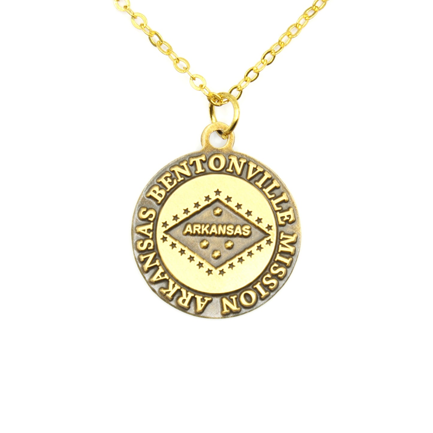 arkansas bentonville mission necklace