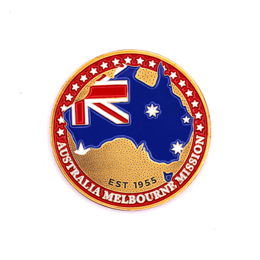 australia melbourne mission coin