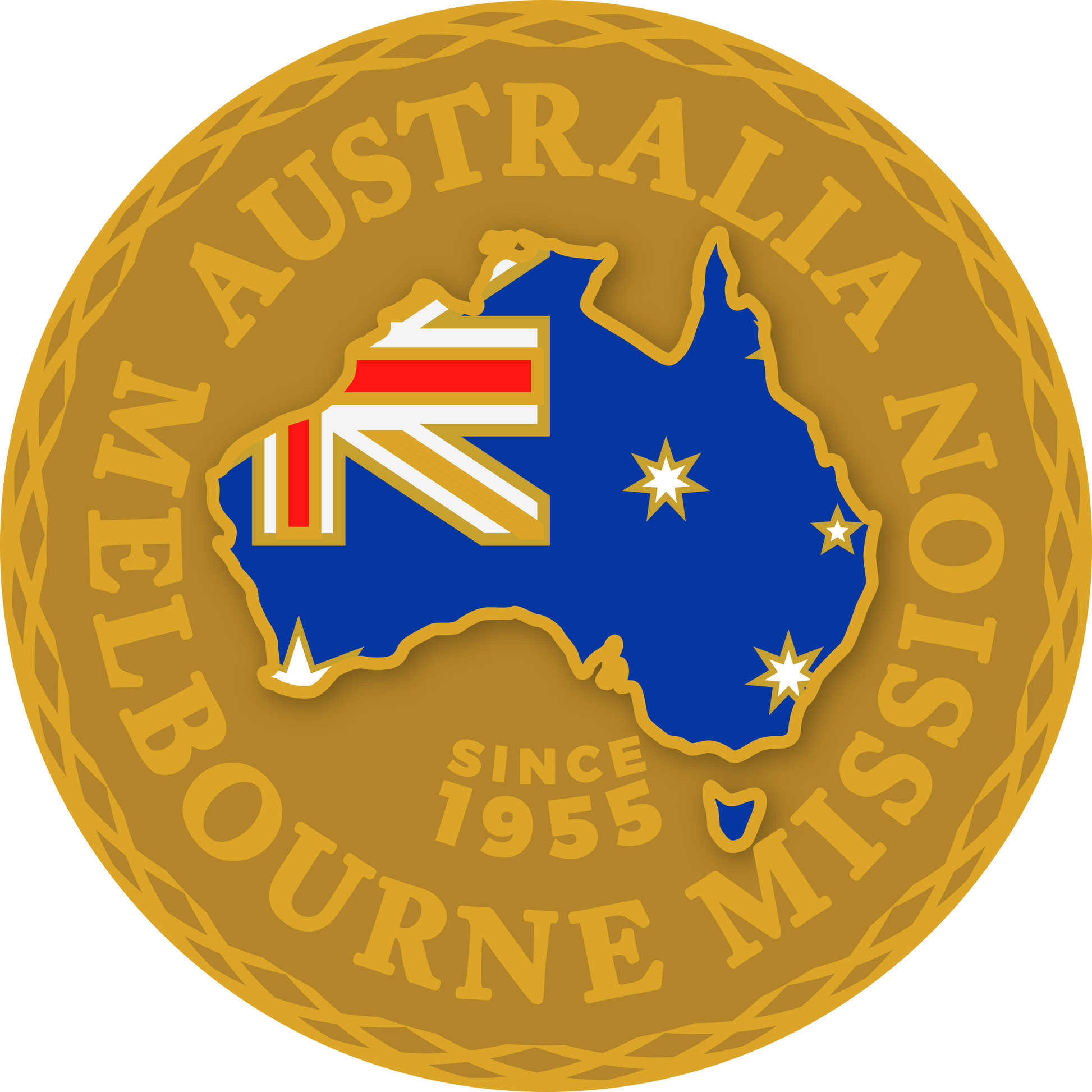 australia melbourne mission decal