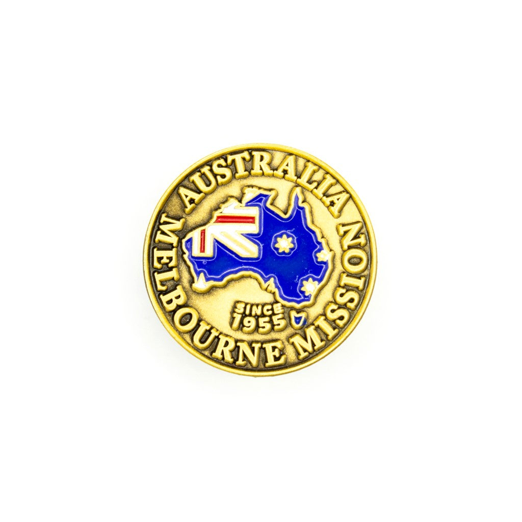 australia melbourne mission pin