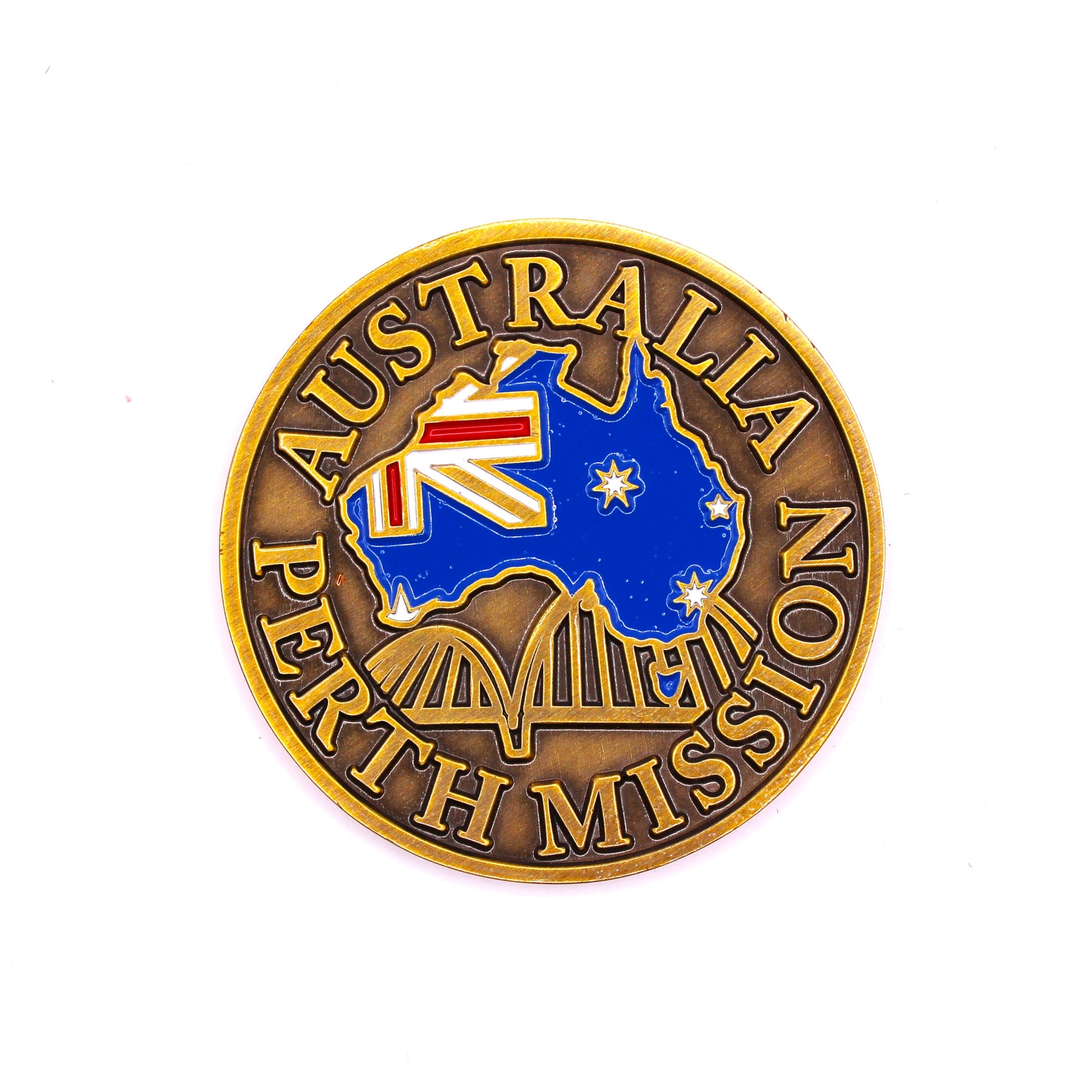 australia perth mission coin