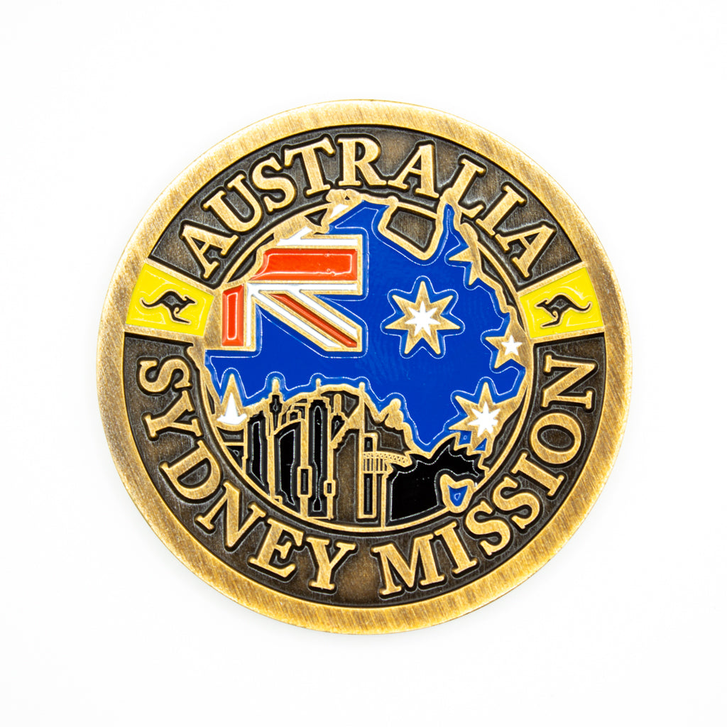 australia sydney mission coin