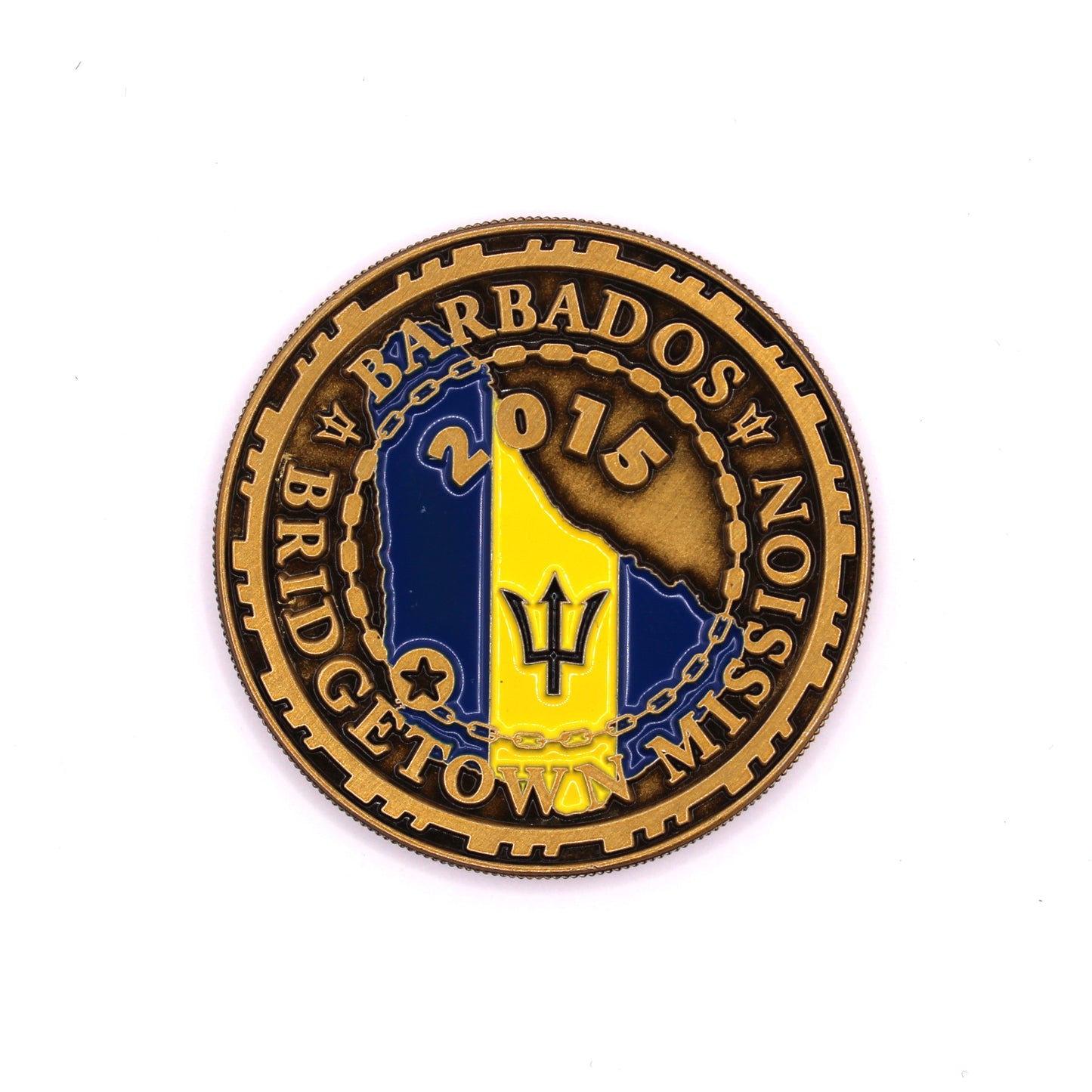 barbados bridgetown mission coin