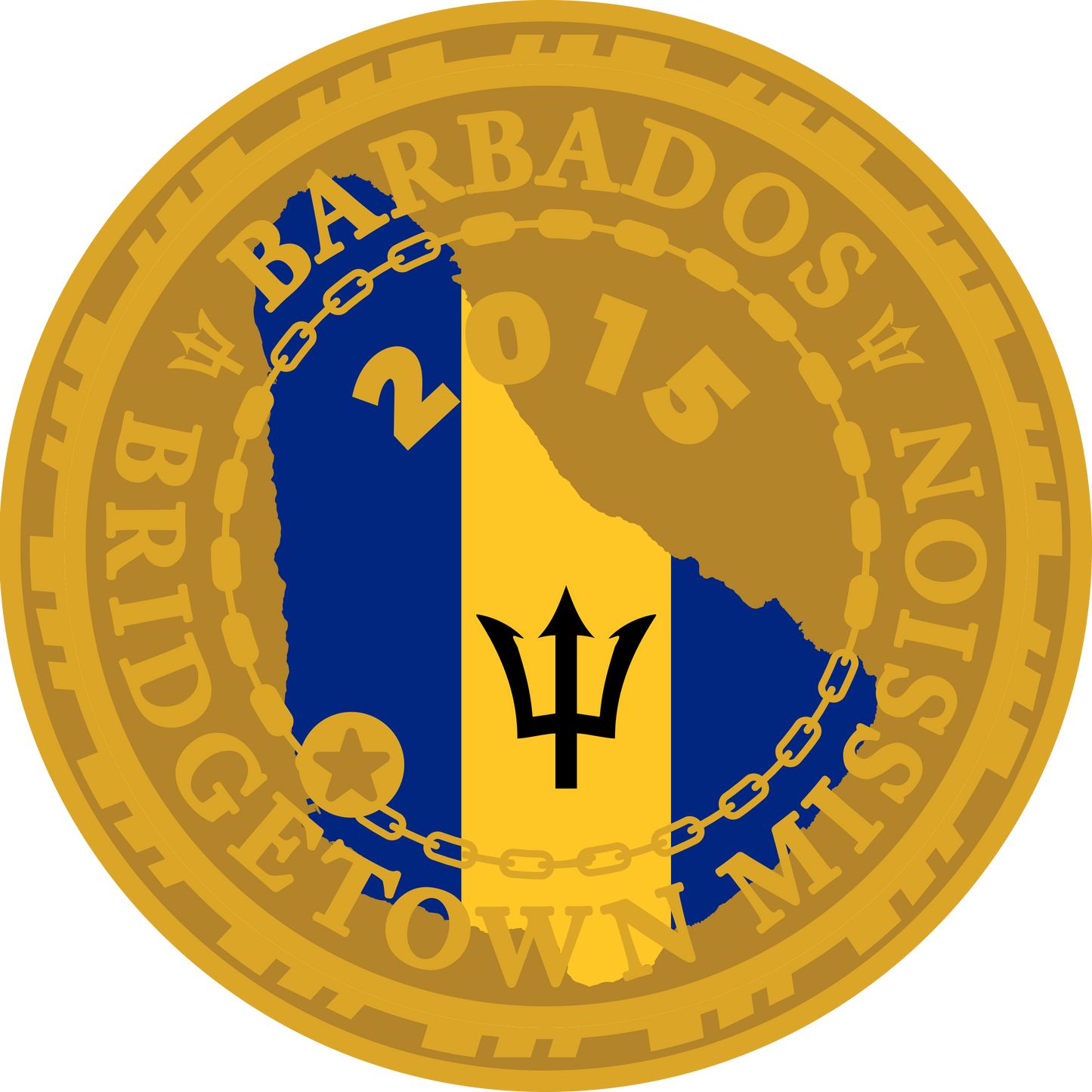 barbados bridgetown mission decal