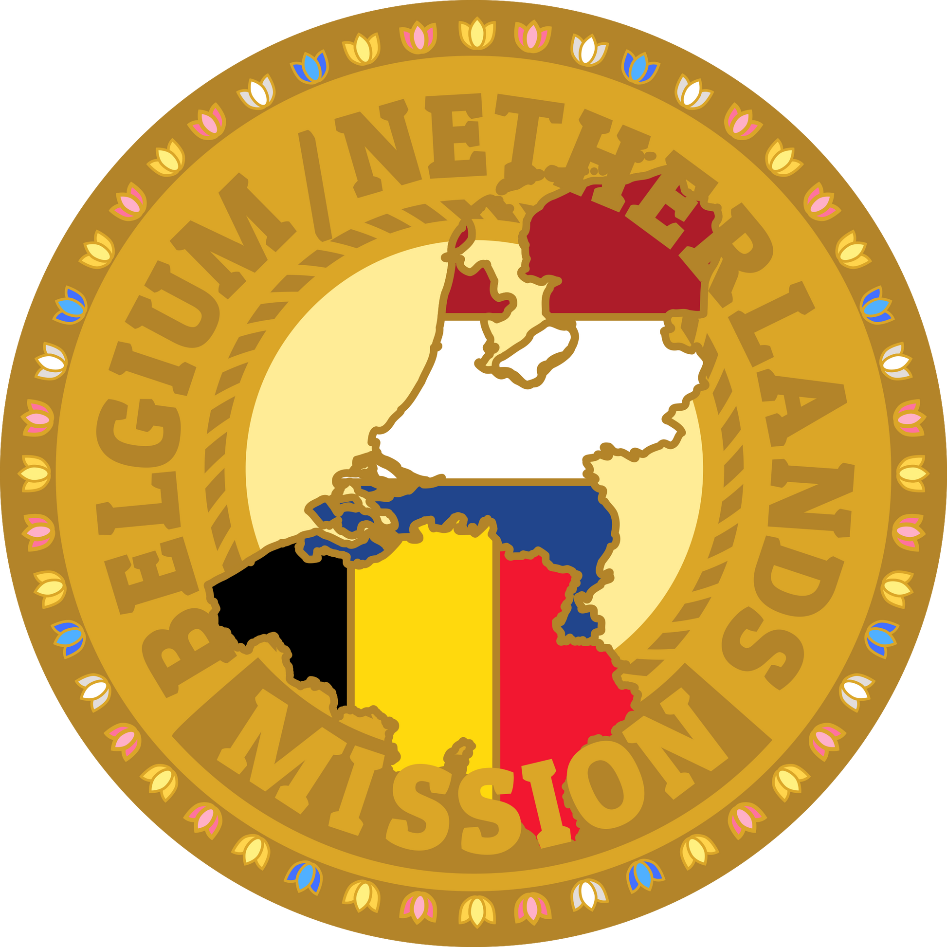 belgium netherlands mission decal