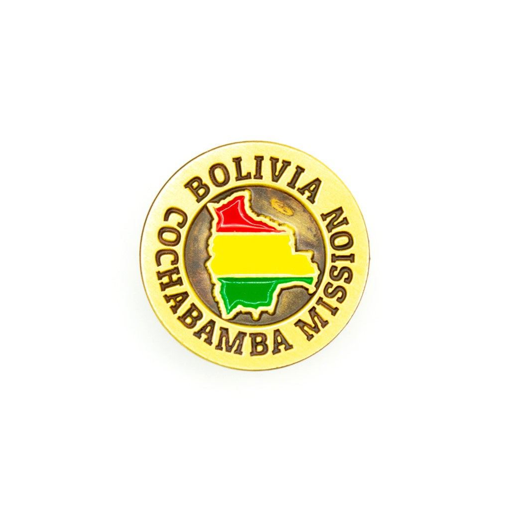 bolivia cochabamba mission pin