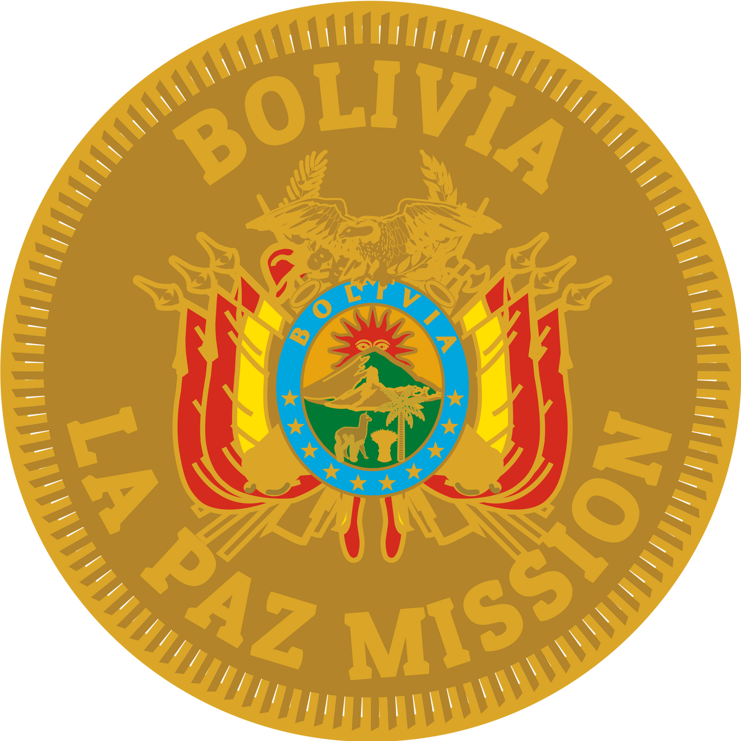 bolivia la paz mission decal