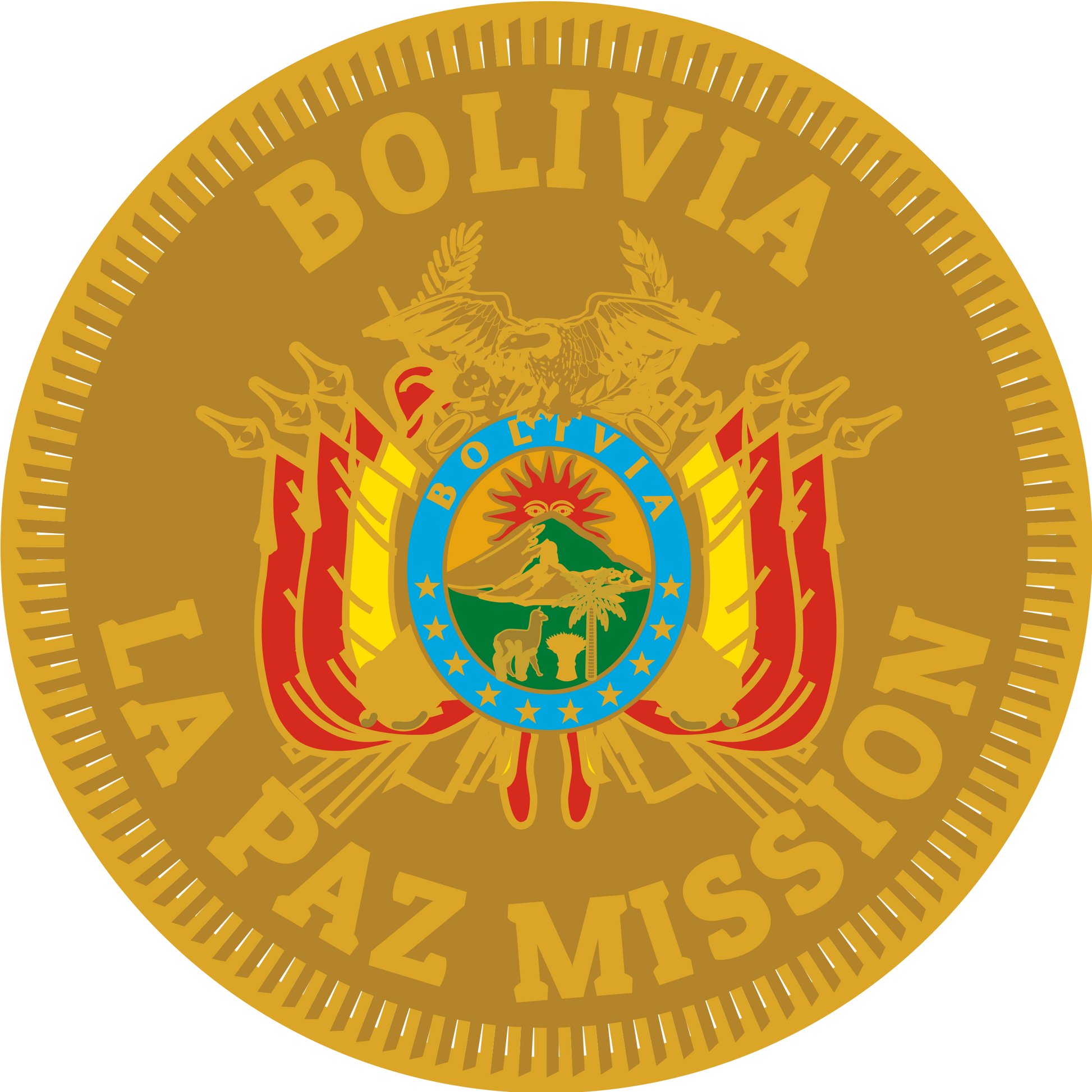 bolivia la paz mission decal