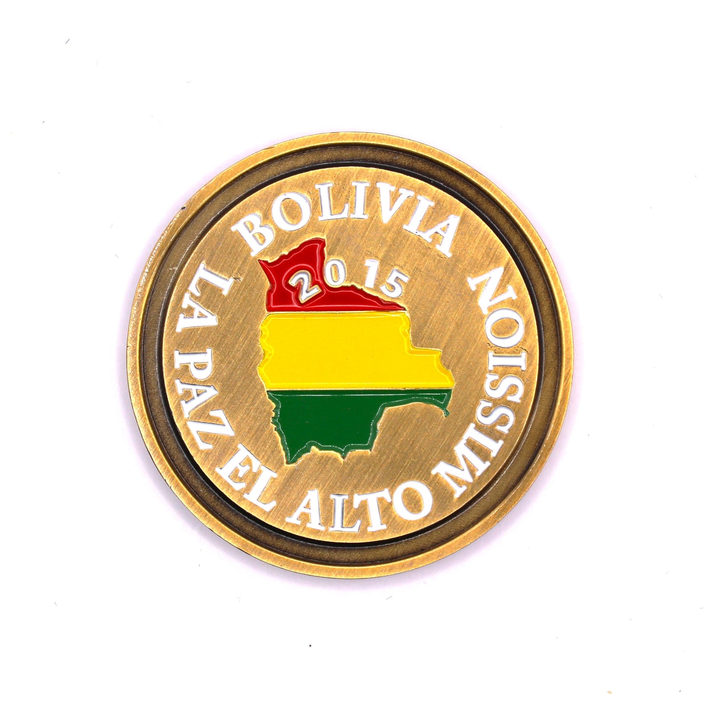 bolivia la paz el alto mission coin