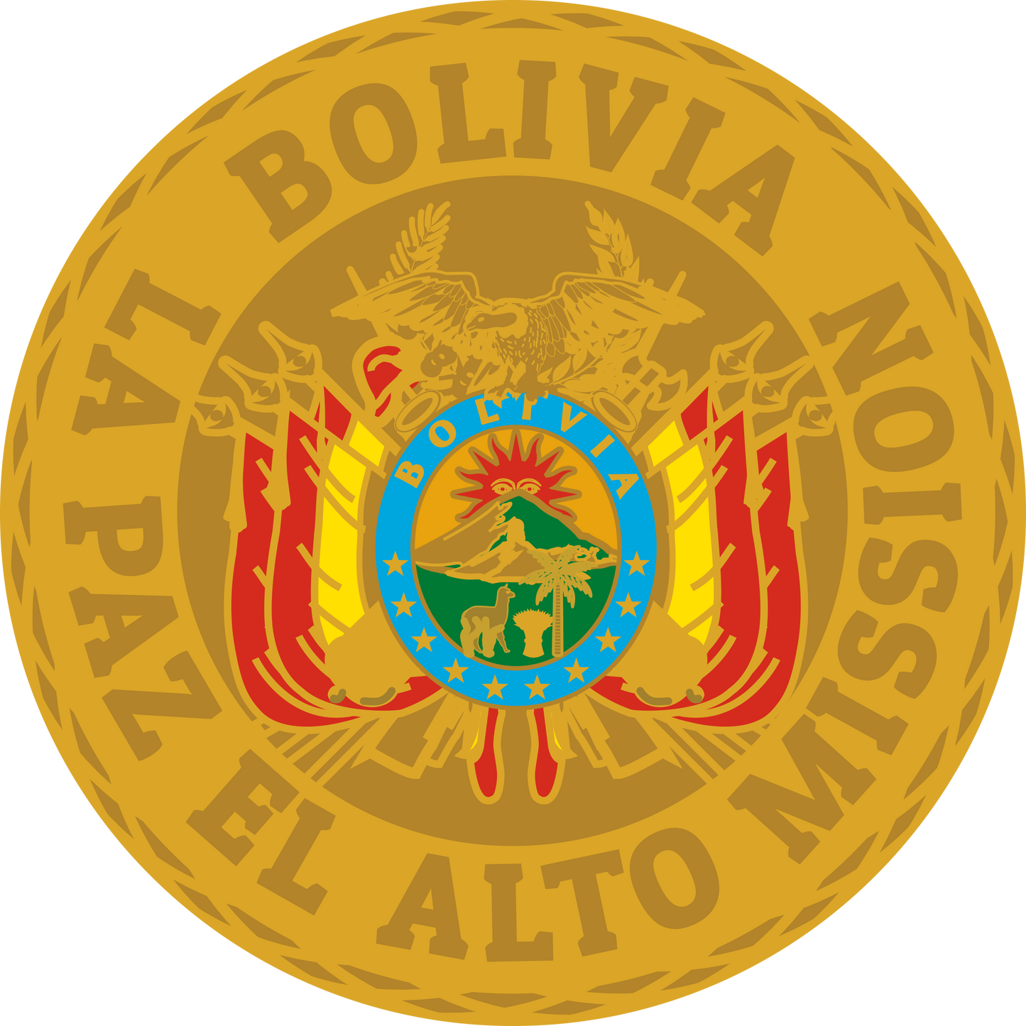 bolivia la paz el alto mission decal
