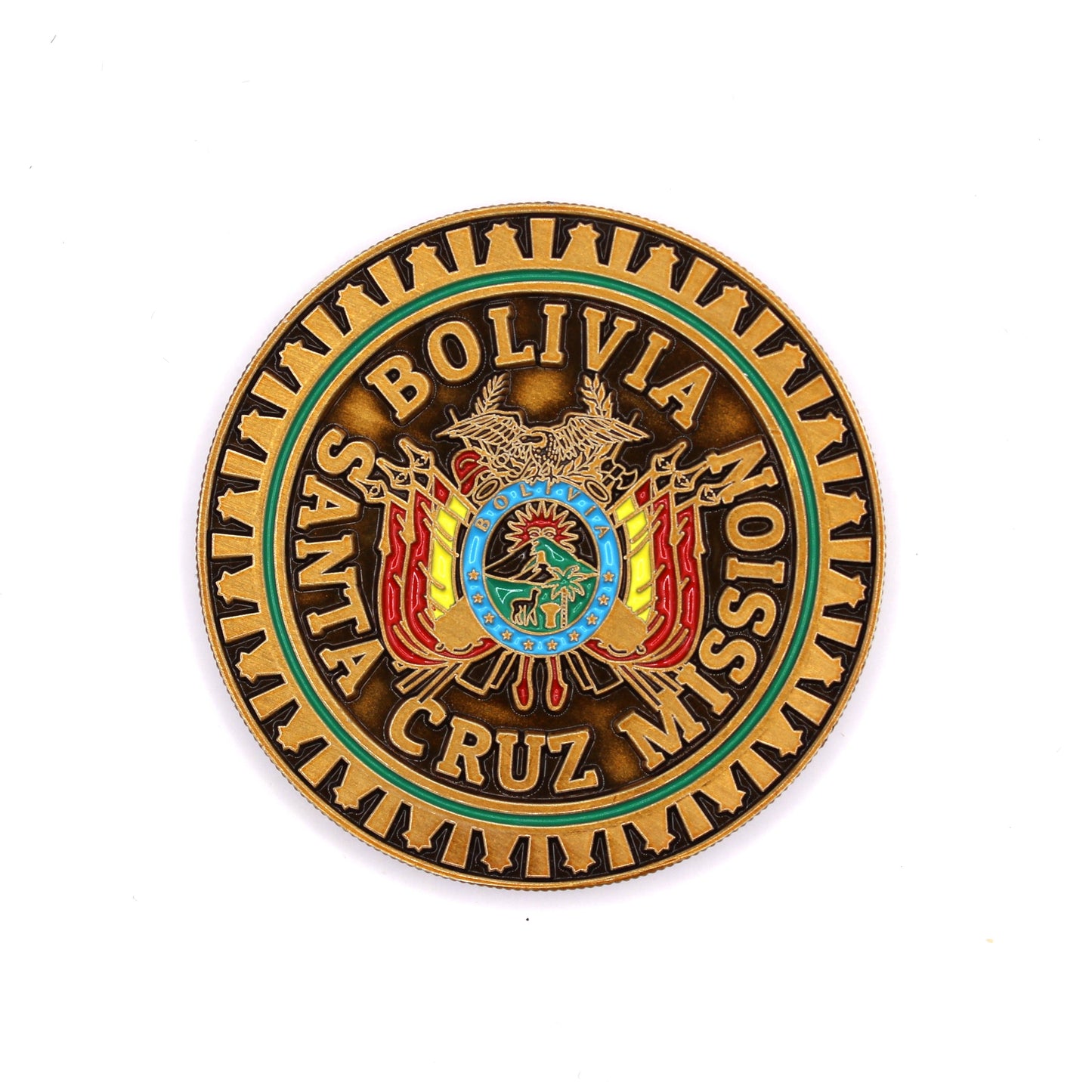bolivia santa cruz mission coin