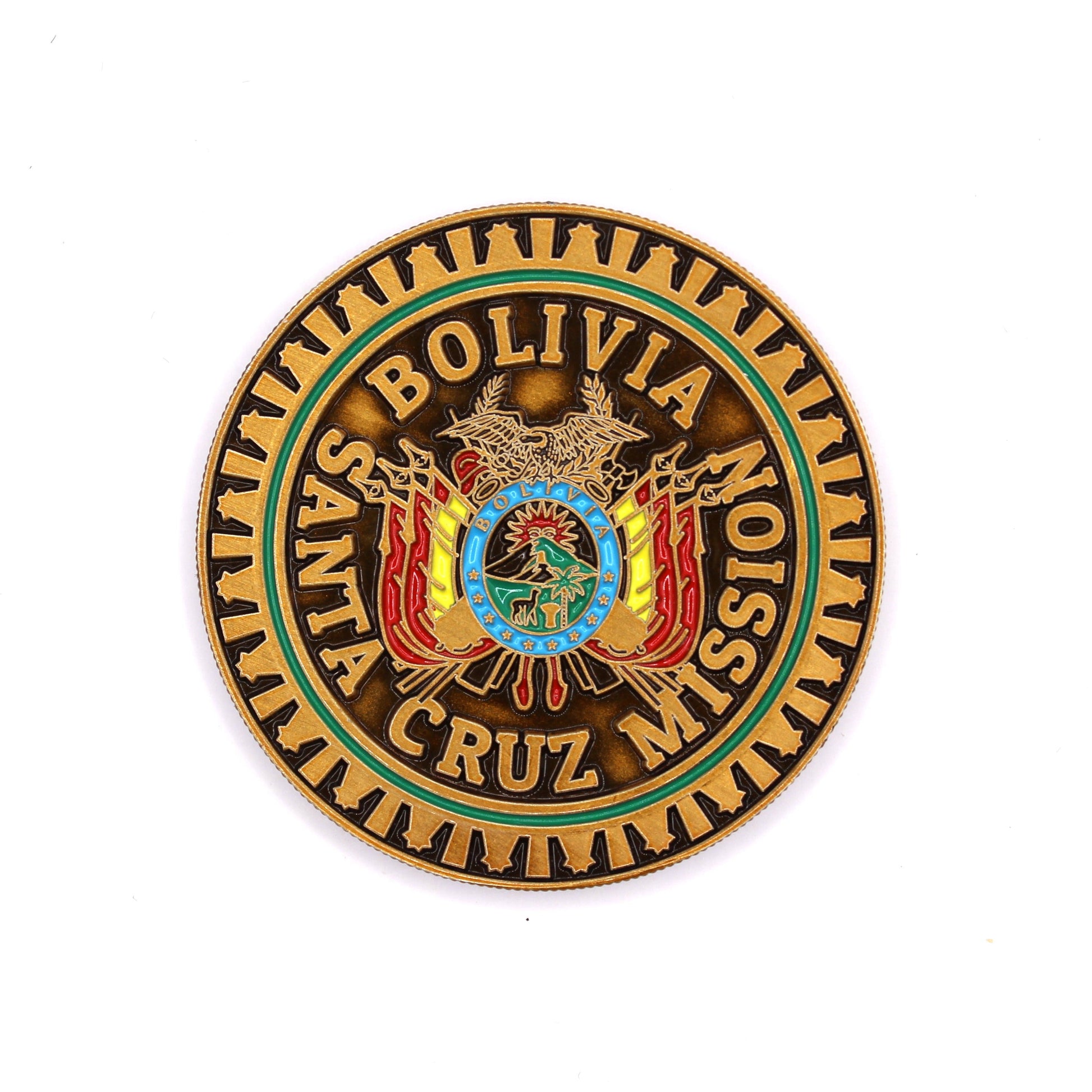 bolivia santa cruz mission coin