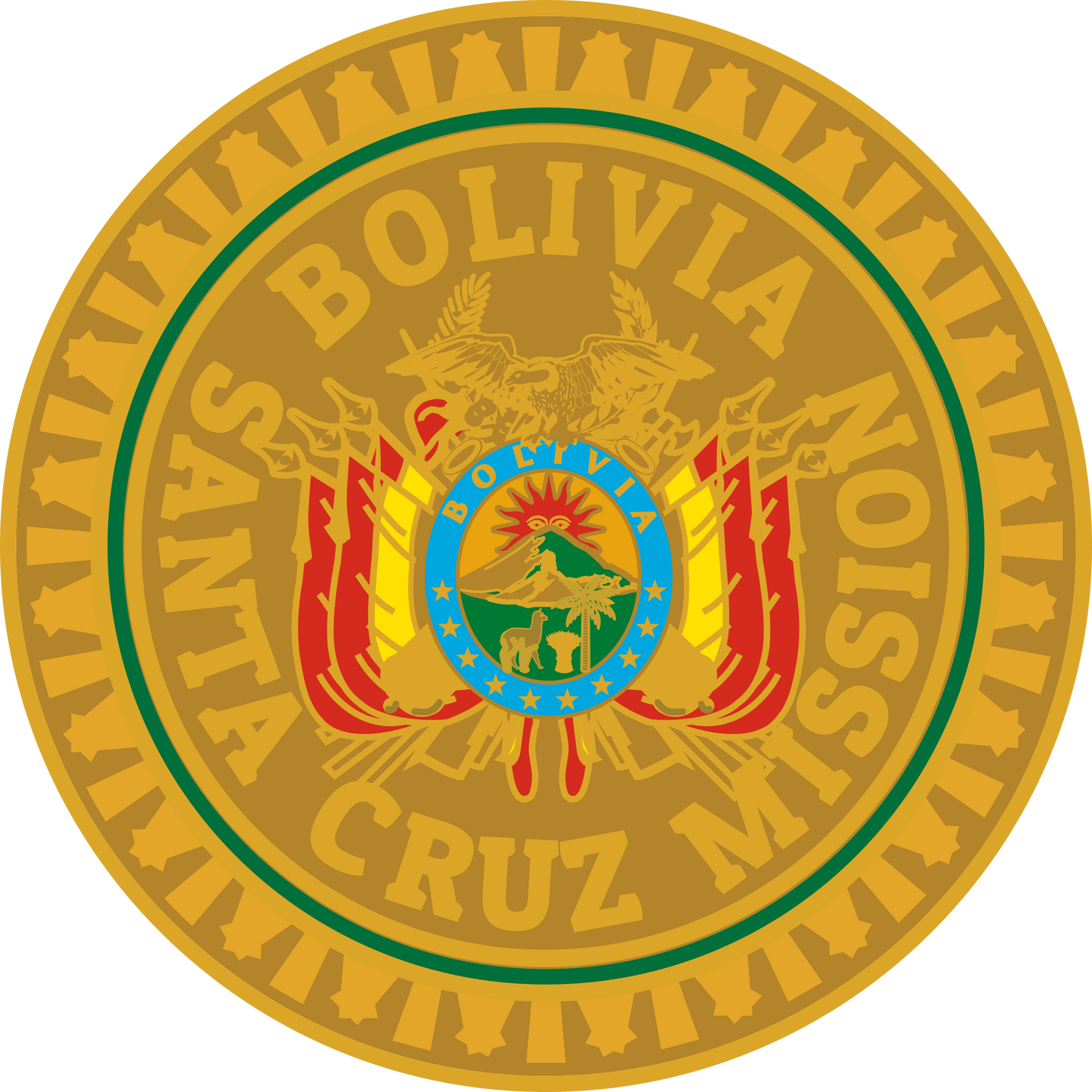 bolivia santa cruz mission decal
