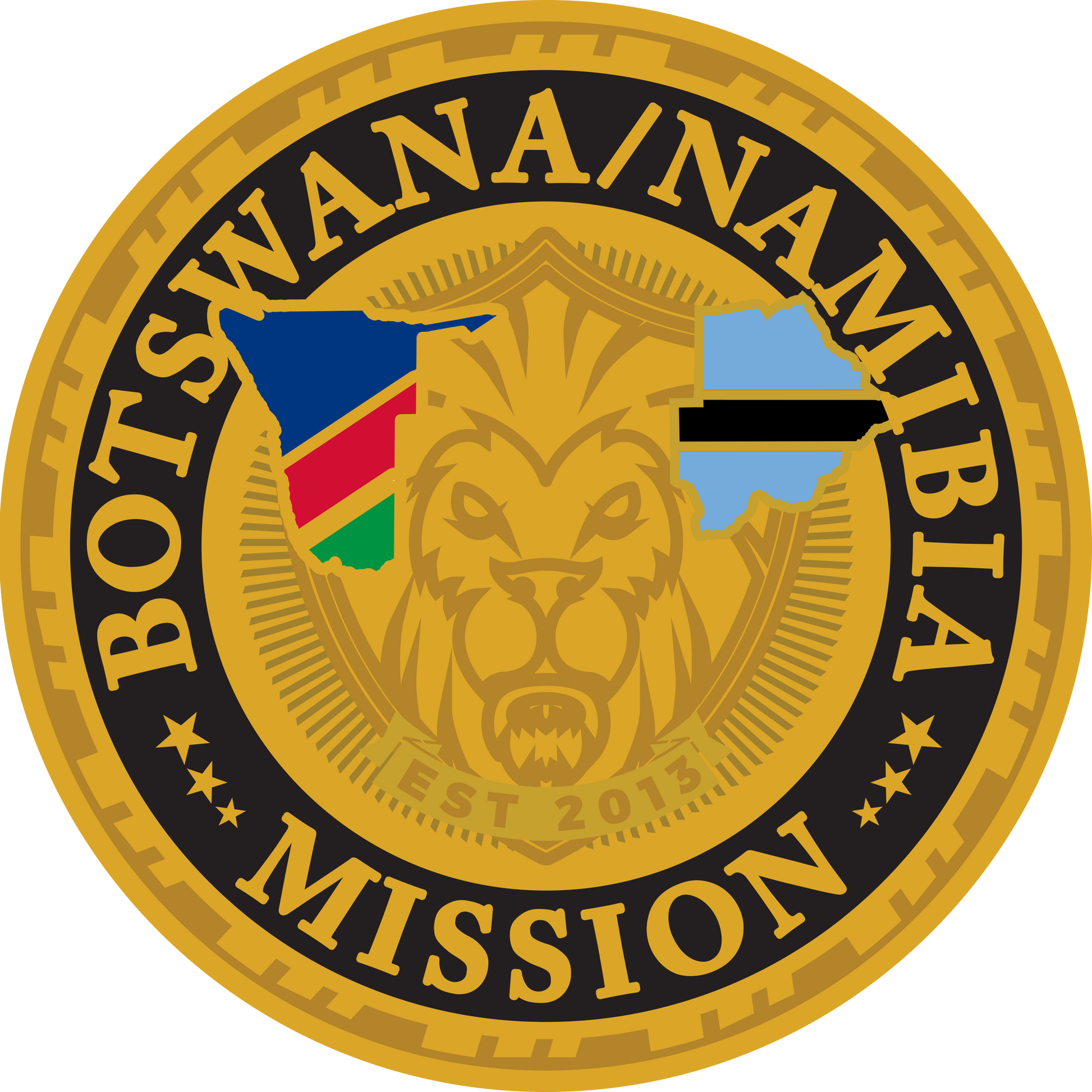 botswana namibia mission decal