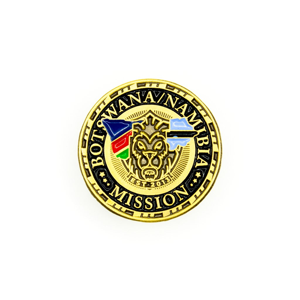 botswana namibia mission pin