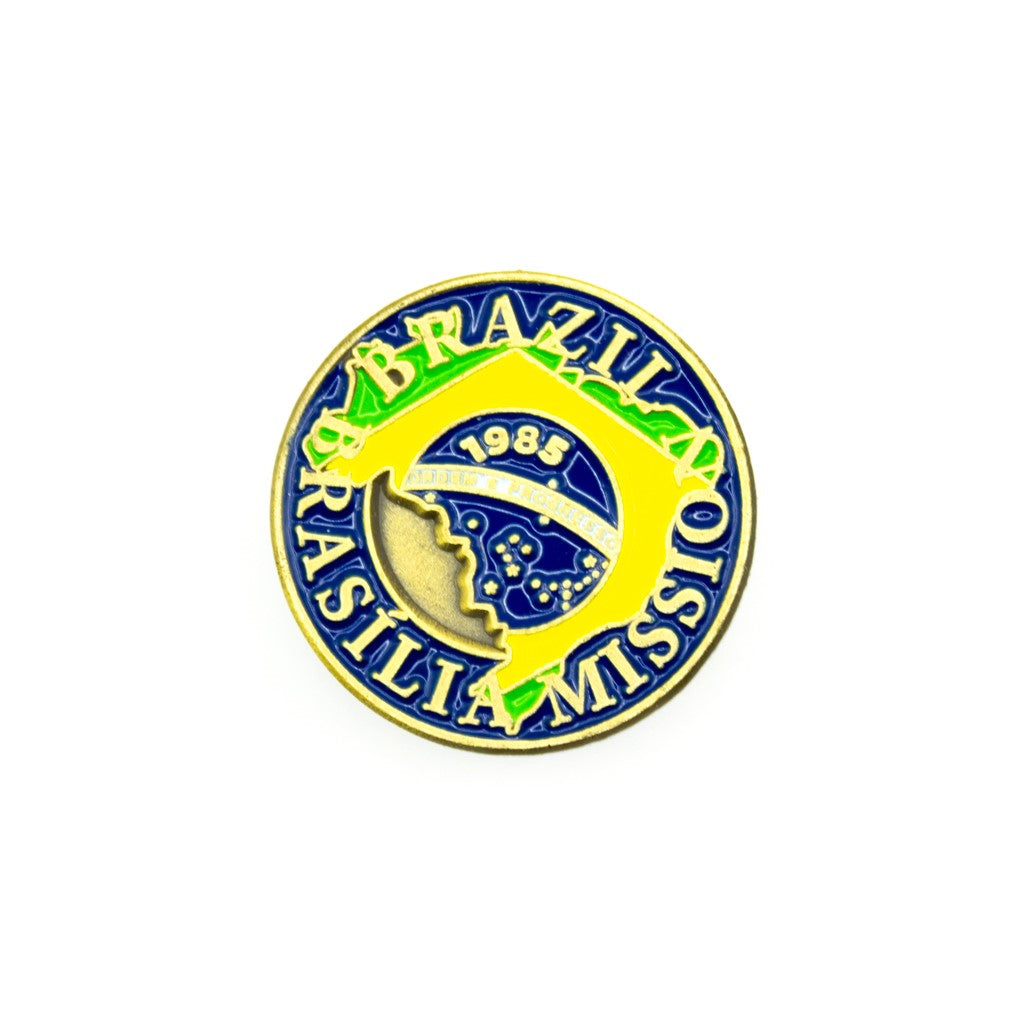 brazil brasília mission pin