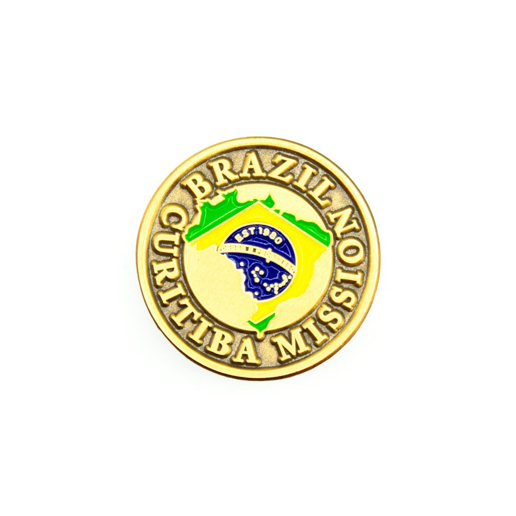 brazil curitiba mission pin