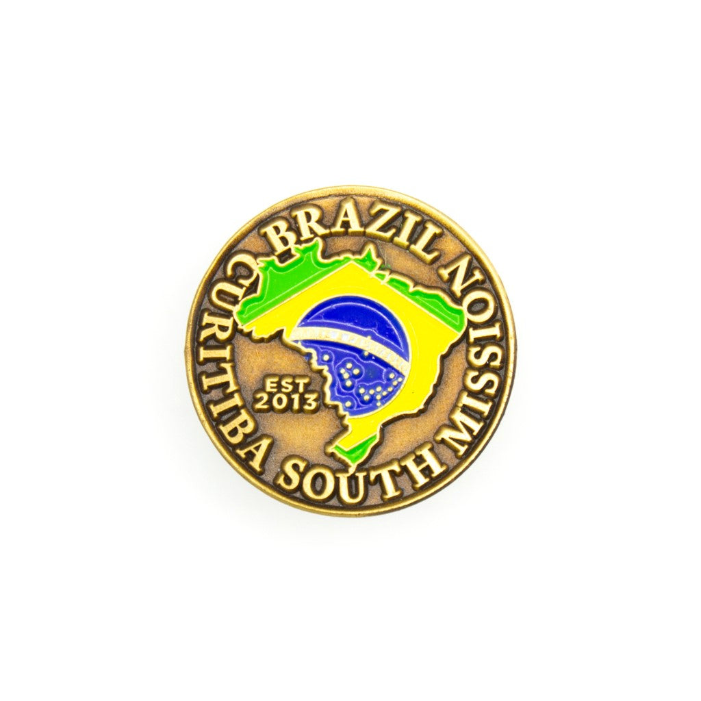 brazil curitiba south mission pin