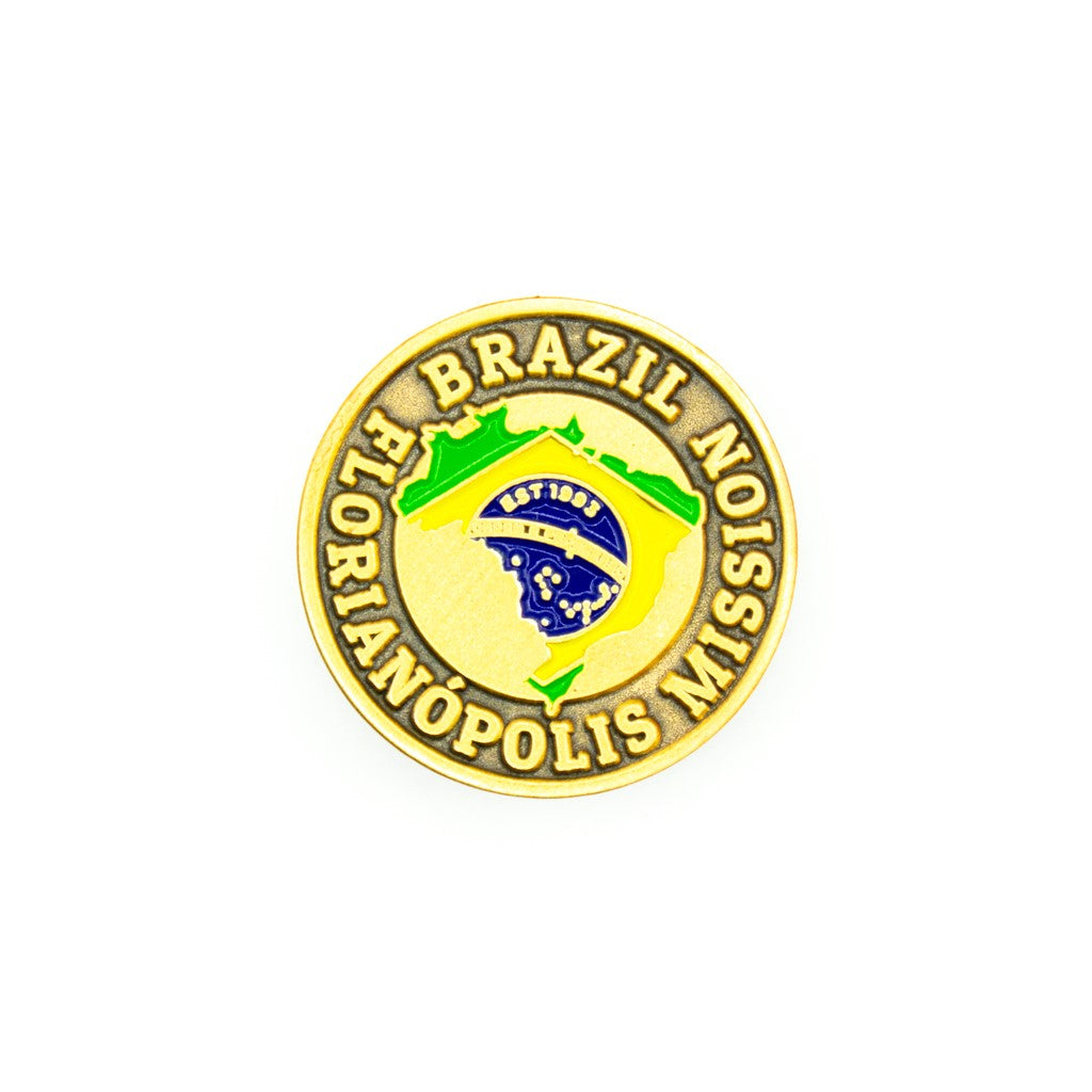 brazil florianópolis mission pin