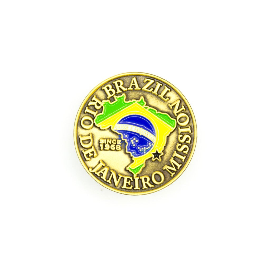 brazil rio de janeiro mission pin