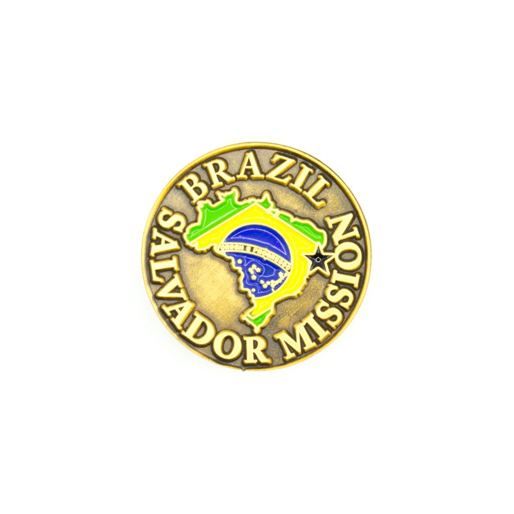 brazil salvador mission pin