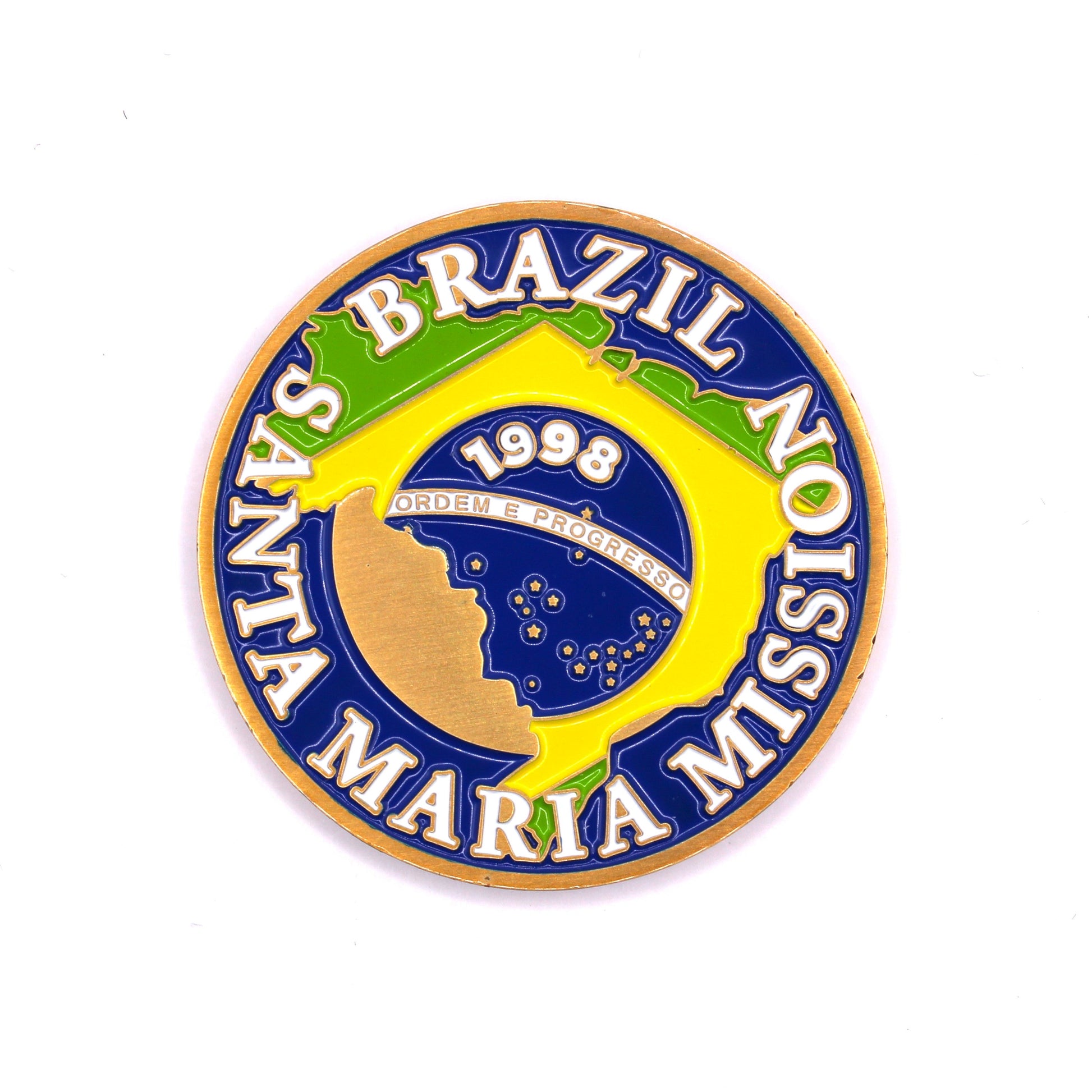 brazil santa maria mission coin