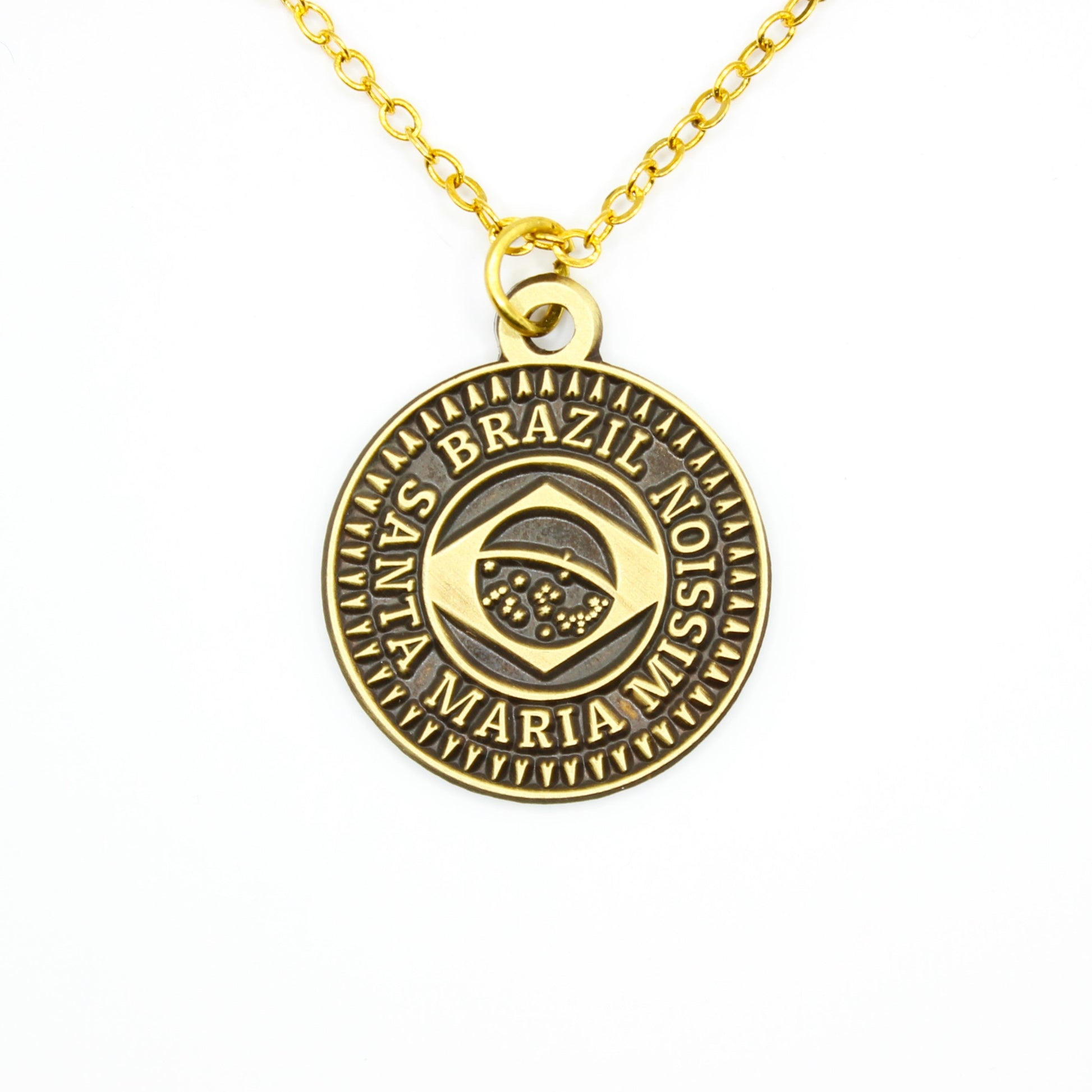 brazil santa maria mission necklace
