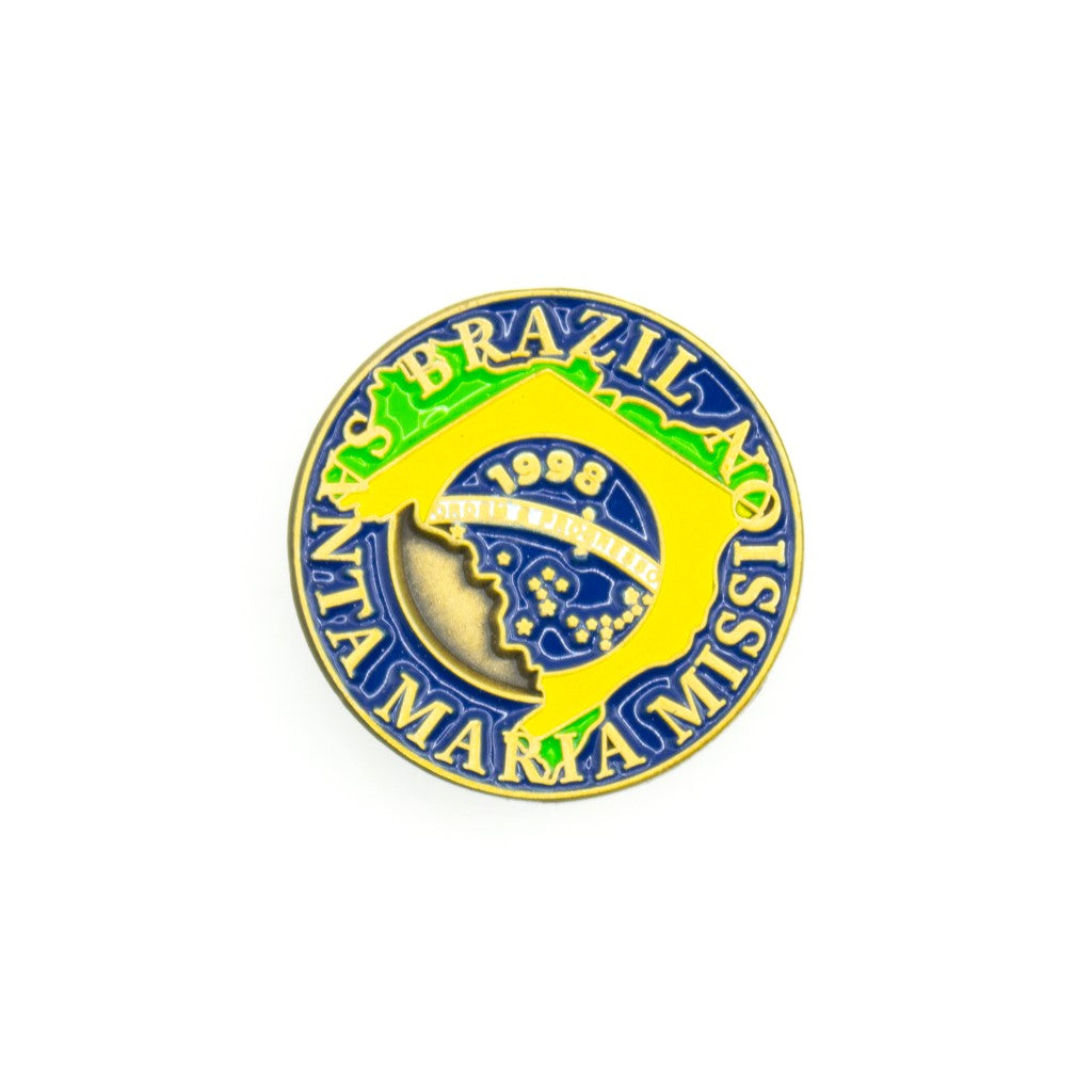 brazil santa maria mission pin