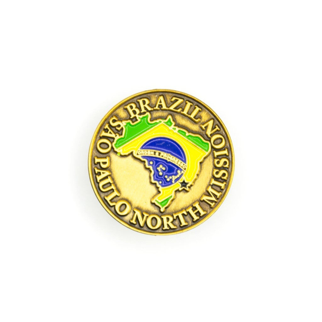 brazil são paulo north mission pin