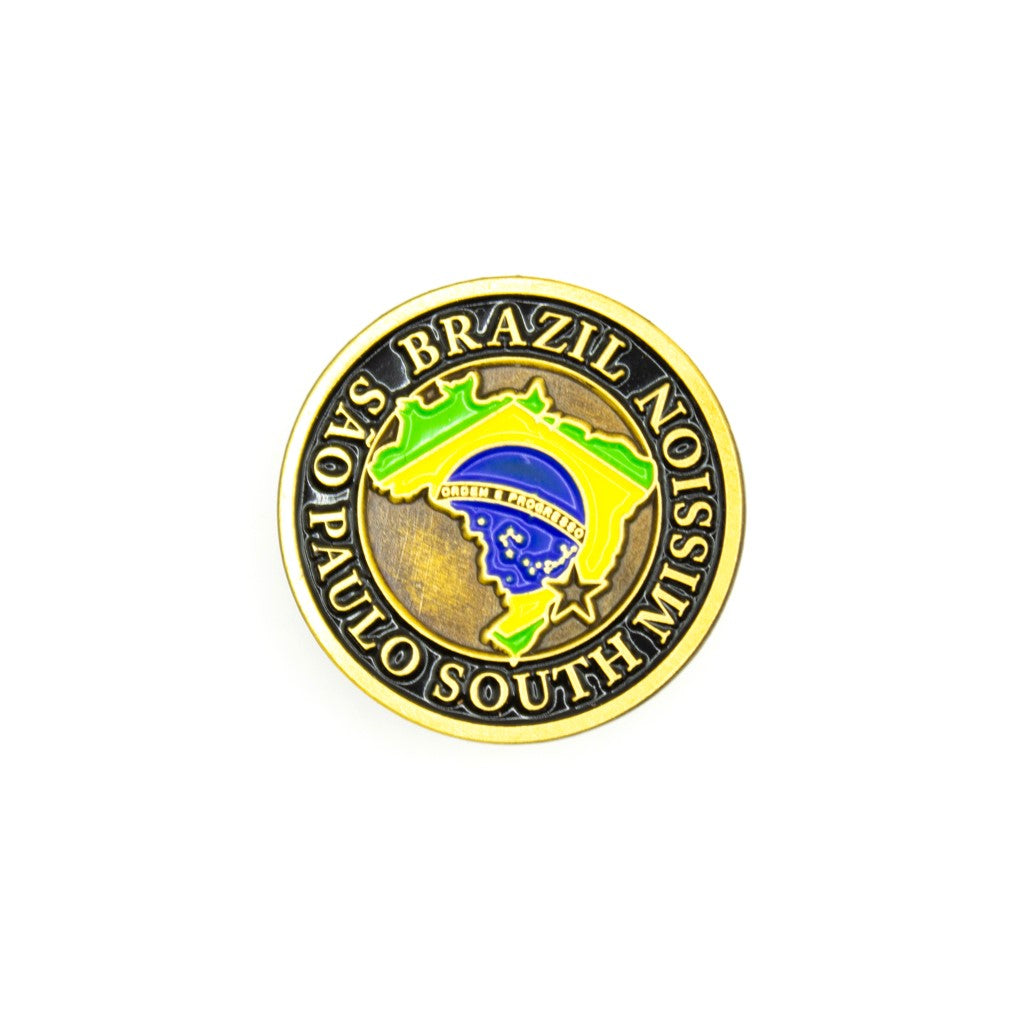 brazil são paulo south mission pin
