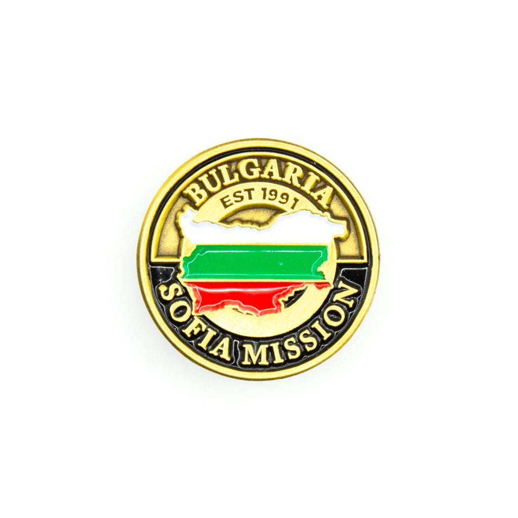 bulgaria sofia mission pin