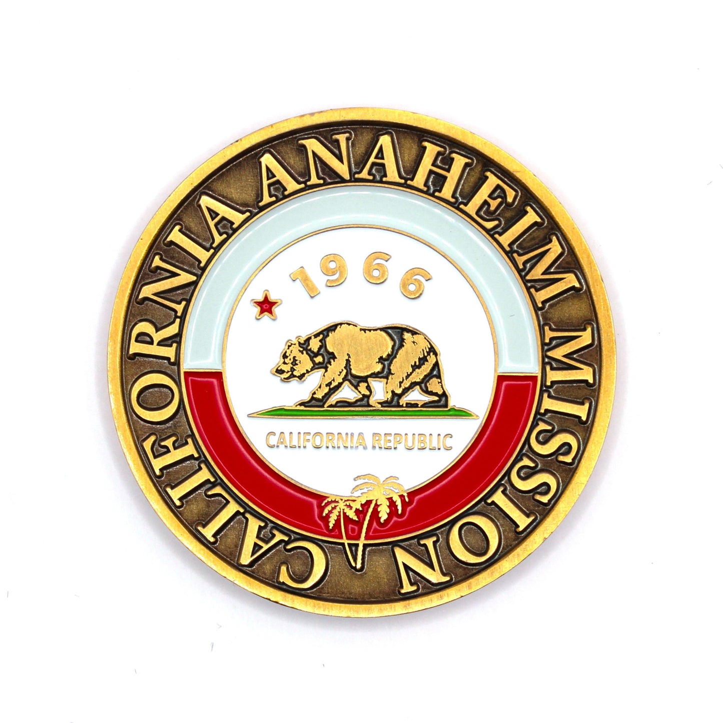 california anaheim mission coin