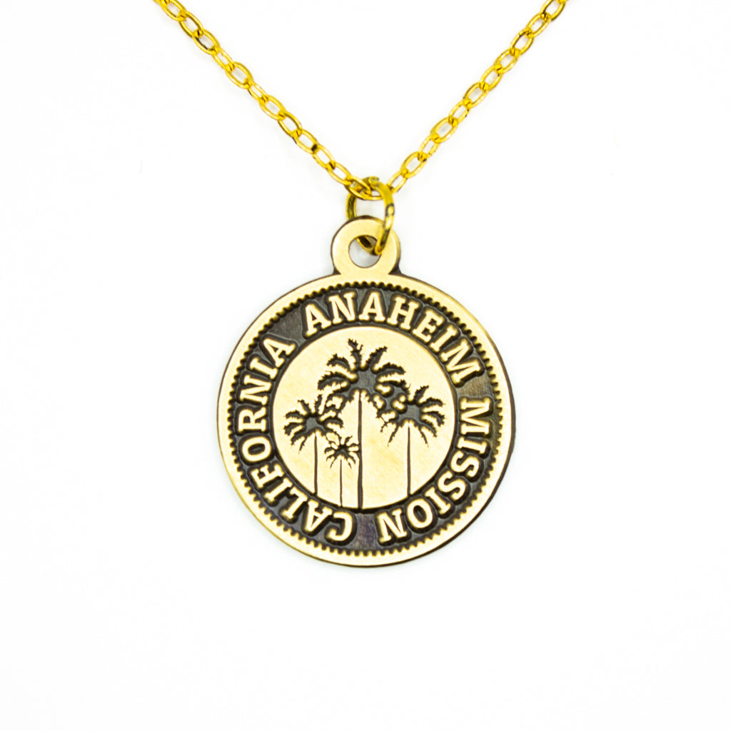 california anaheim mission necklace