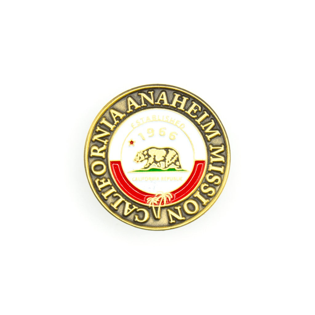 california anaheim mission pin