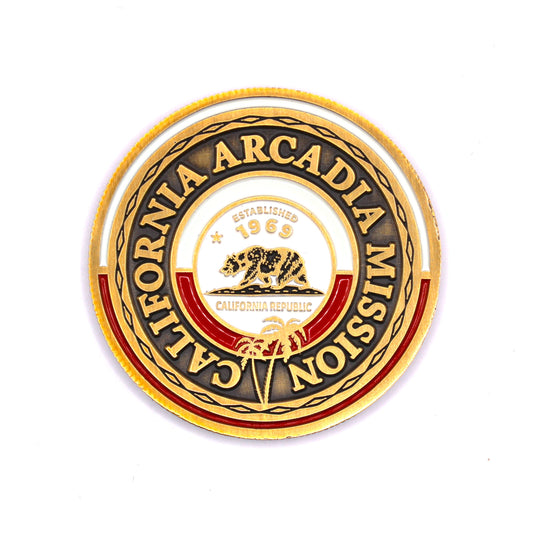 california arcadia mission coin