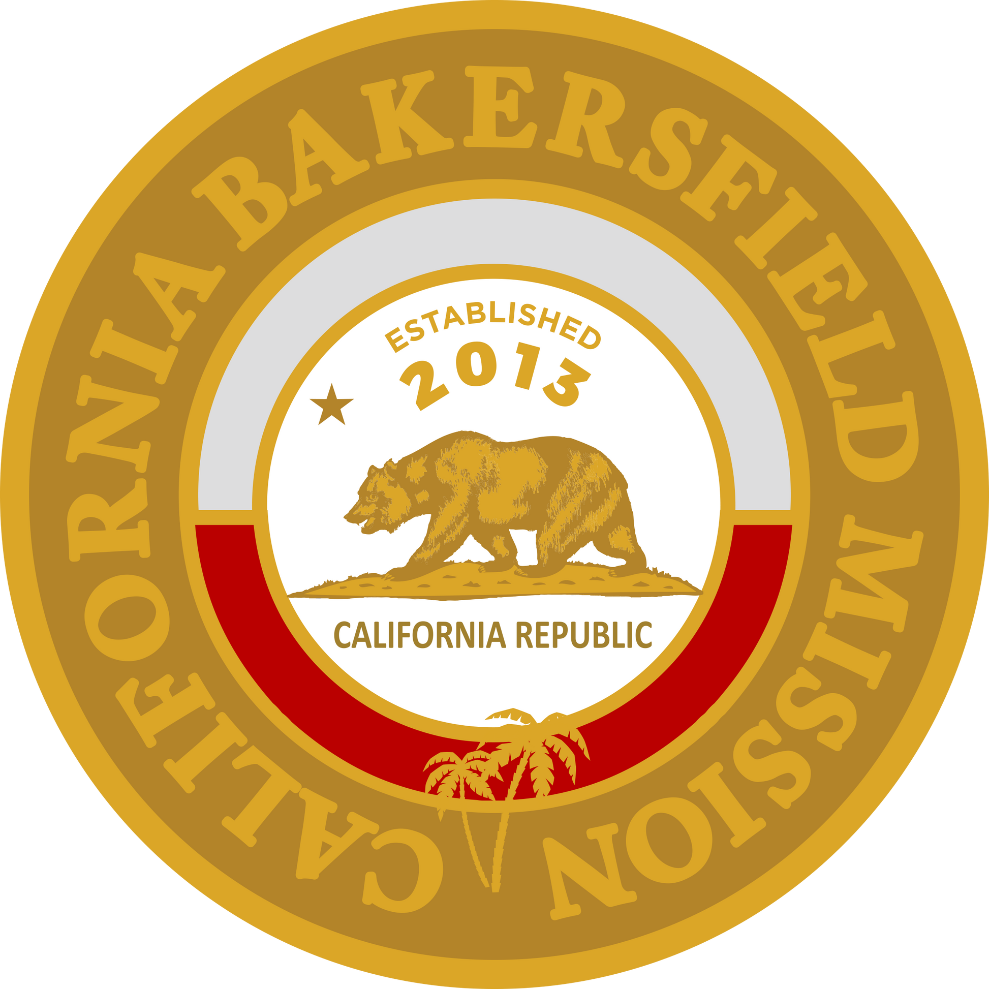 california bakersfield mission decal