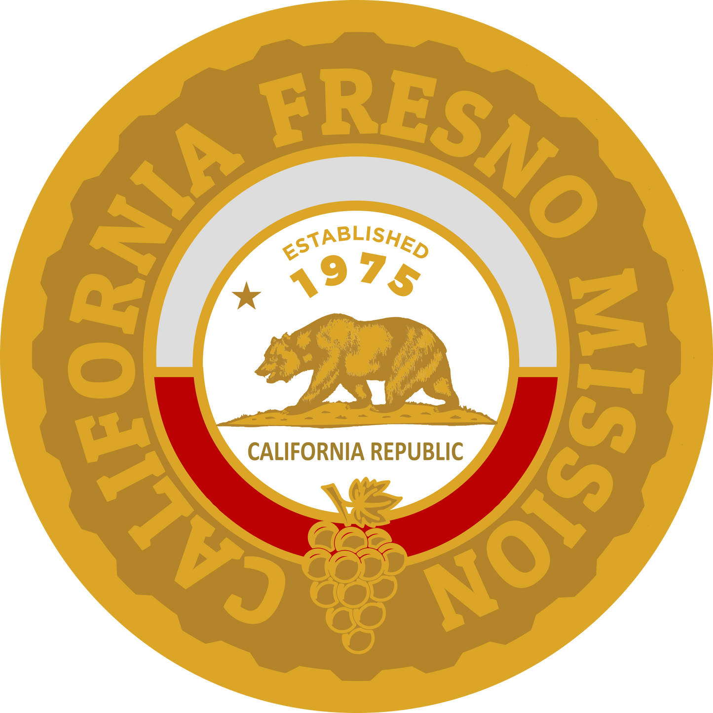 california fresno mission decal