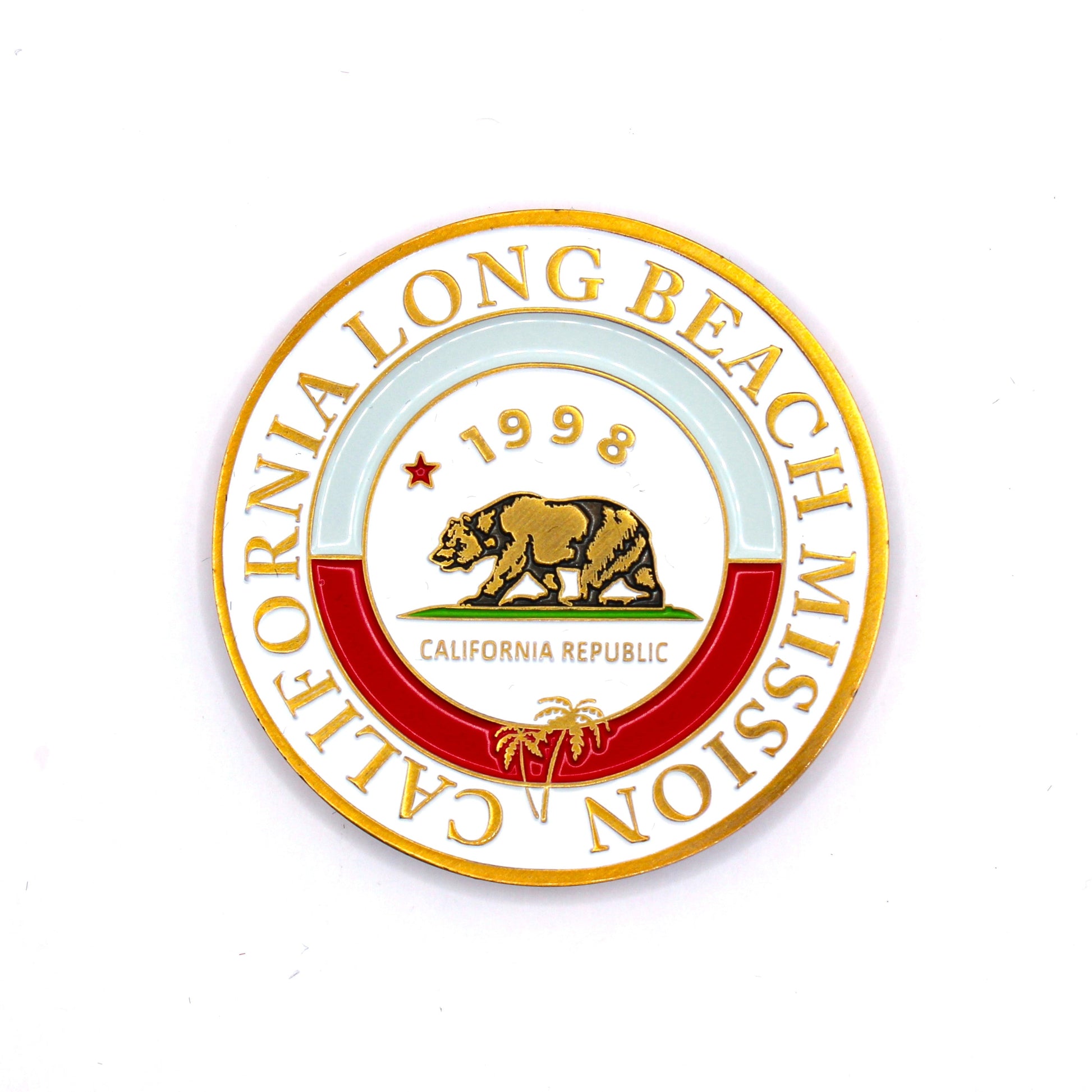 california long beach mission coin