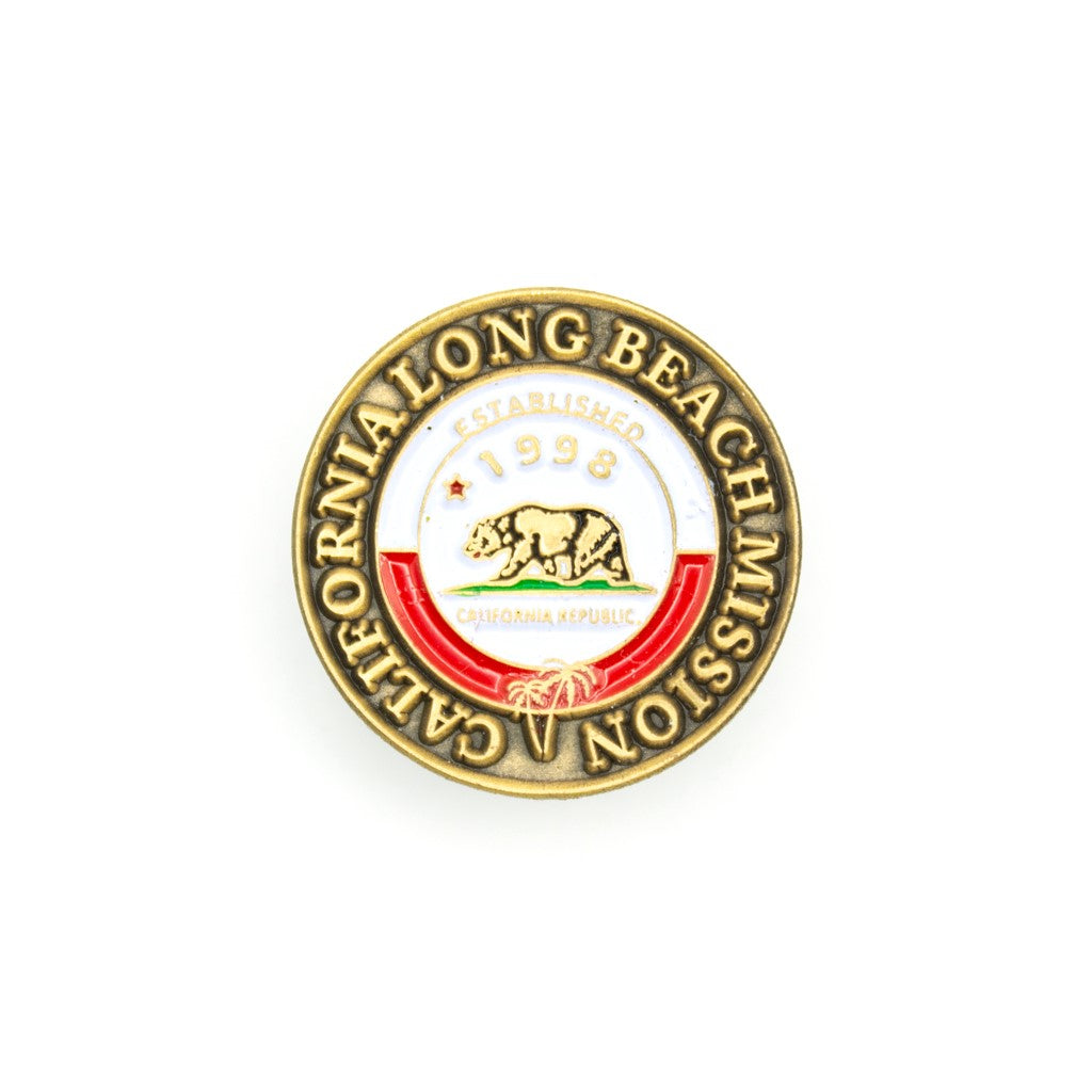 california long beach mission pin