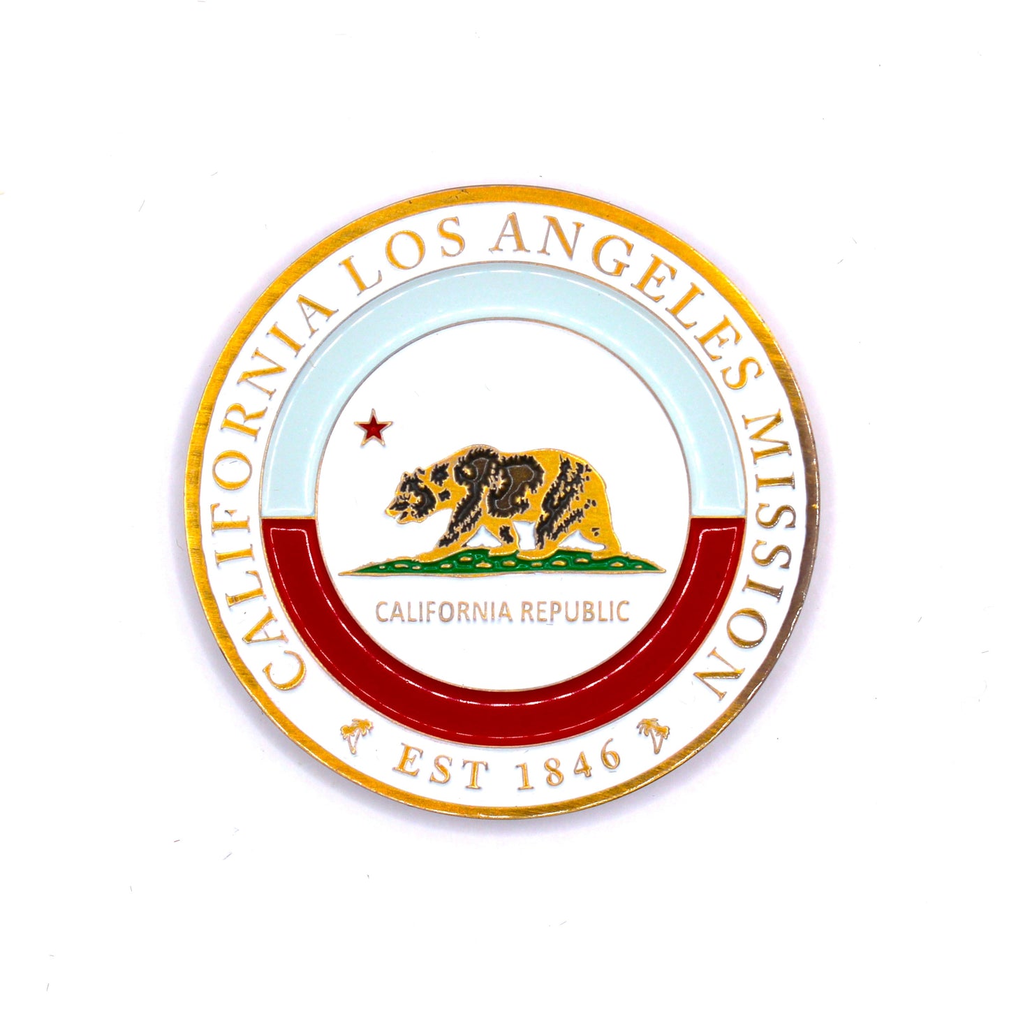 california los angeles mission coin