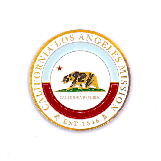 california los angeles mission coin