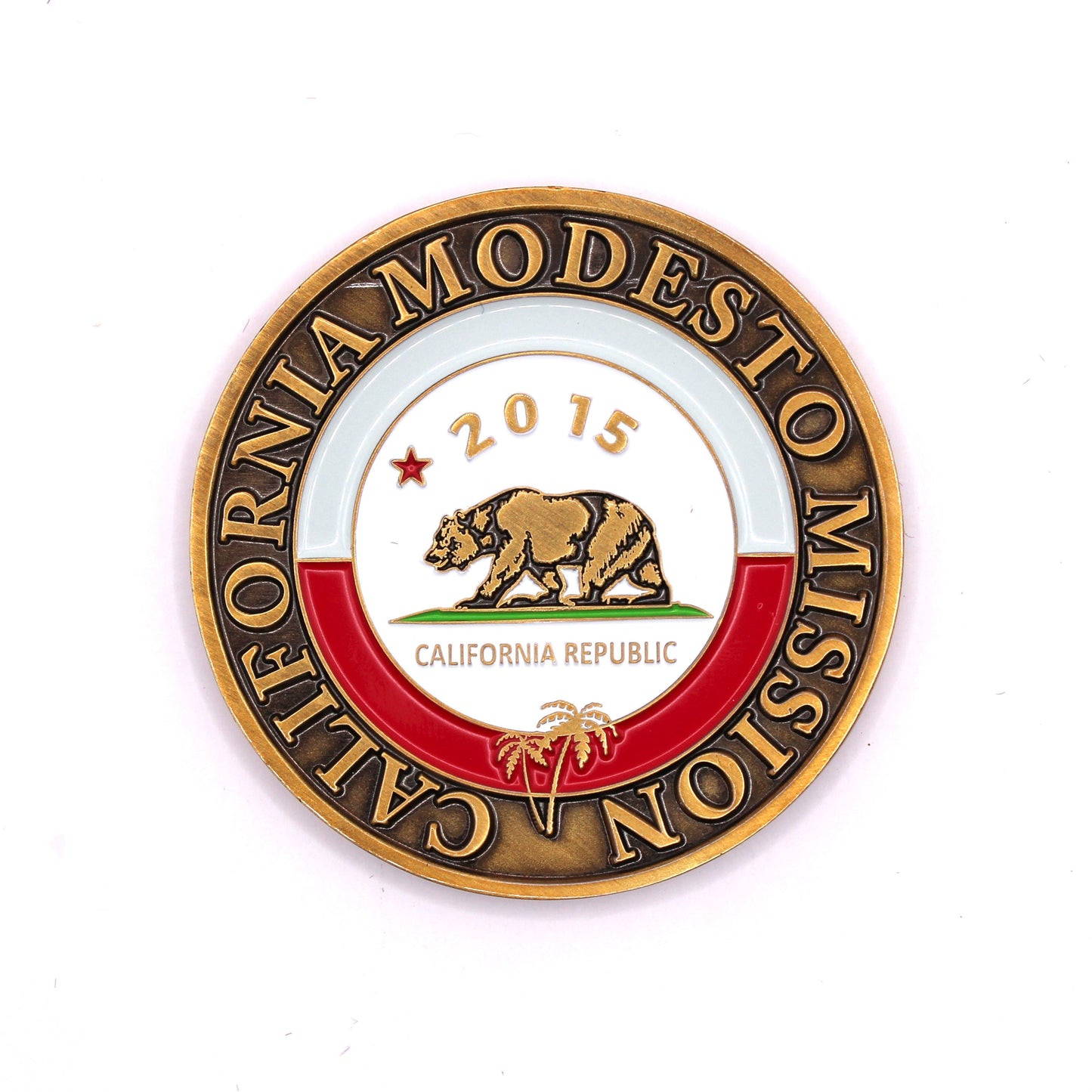 california modesto mission coin