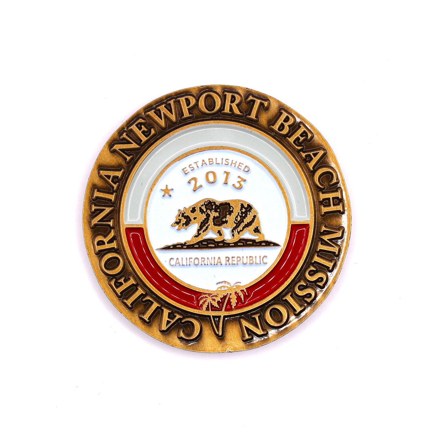 california newport beach mission coin
